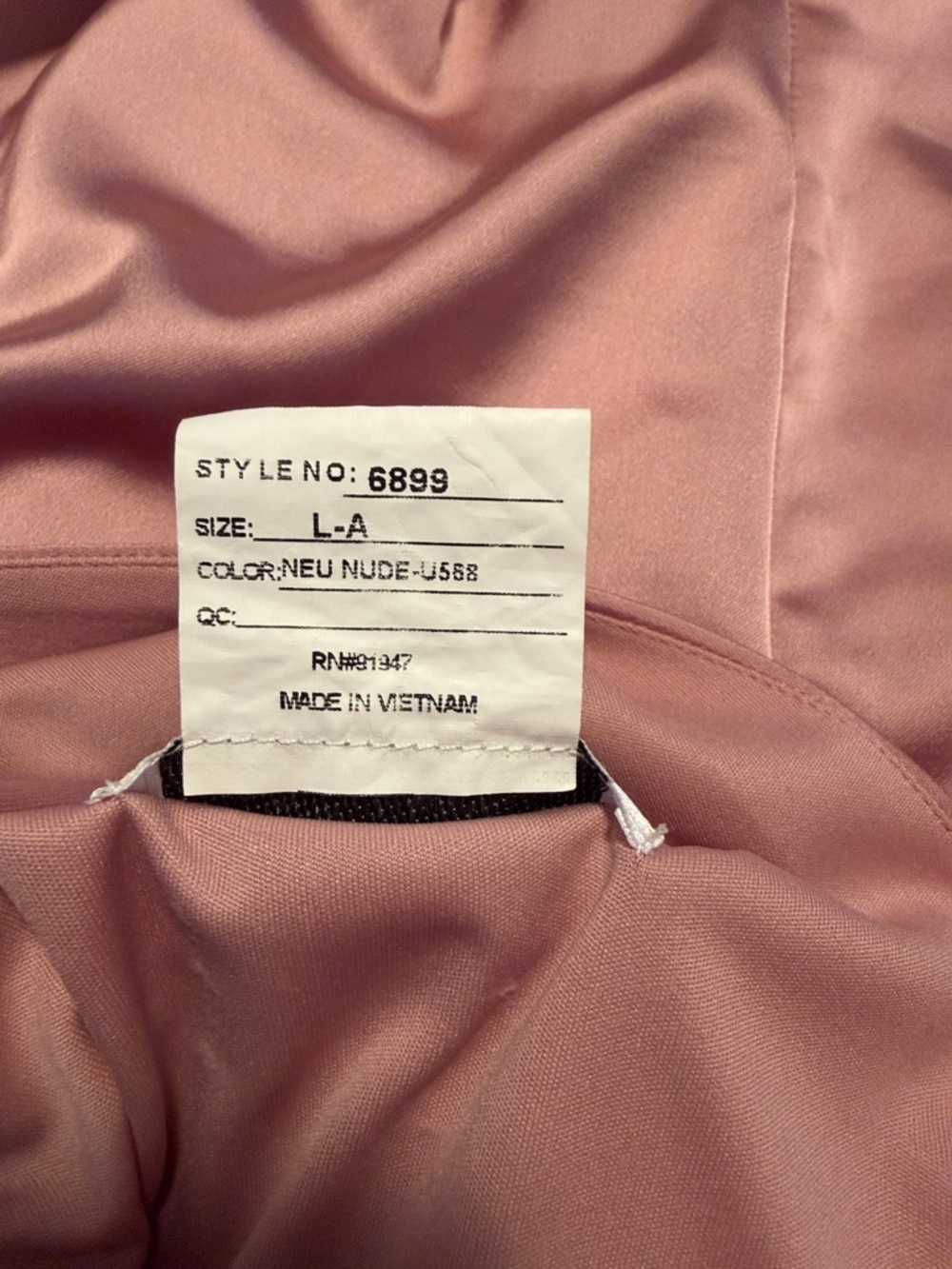 After Six Satin Ruched Evening Gown - Nude - Picture 3 of 8